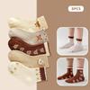 5 Pairs Kids Cotton Socks Spring Autumn Mid Length Soft Comfortable Cartoon Boy Girl Breathable Student Socks