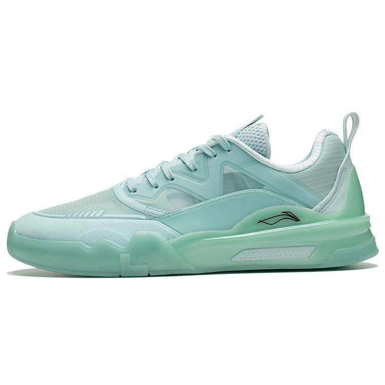 Li-Ning Ellington Skateboarding Shoes  Green Blue  Men s AEPR009-13 EU 43⅔