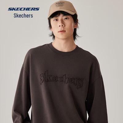 Unisex Loose Fit Pullover Sweatshirt with Applique