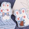 55KF 5 Pcs Cartoon Rabbits Embroidered Patches Iron on Patches Animal Repair Patches Sewing on Patches for Clothes Bag Jeans