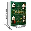 Panda Christmas Advent Calendar, 24pcs Cute Panda Figurines, Different Occupations &, Countdown Calendar, Gift for Panda Lovers,