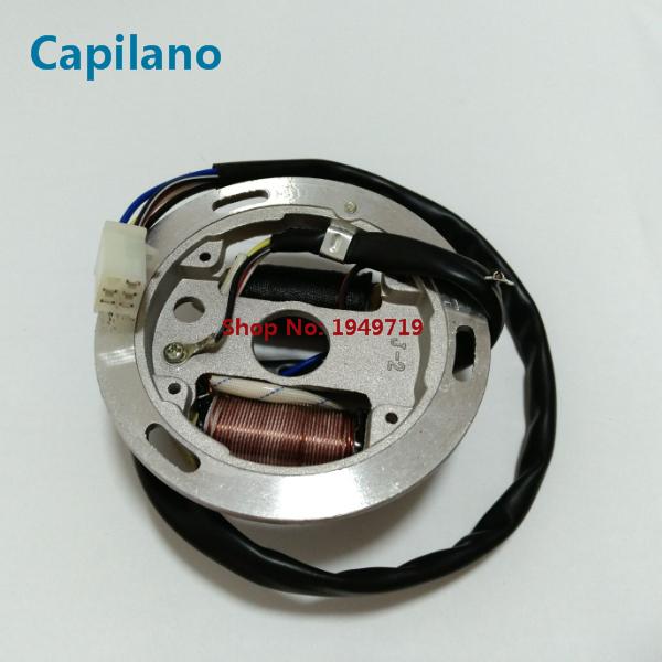 motorcycle scooter AX100 inner rotor kit ignition stator magneto coil with plate for suzuki 2 stroke 100cc AX 100 in 2 pole