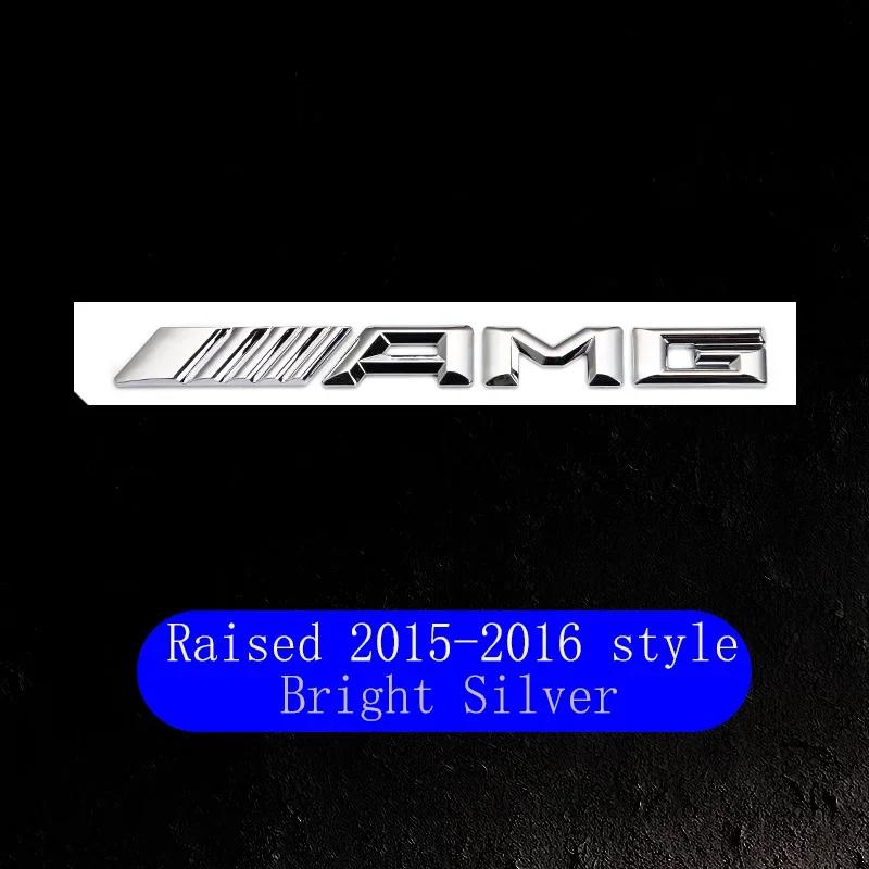 DHP3 New 2025 Hot AMG Logo Car Tail Trunk Auto Emblem Sticker Accessories For Mercedes Benz Brabus Smart Maybach W204 GLC CLA W205 W2