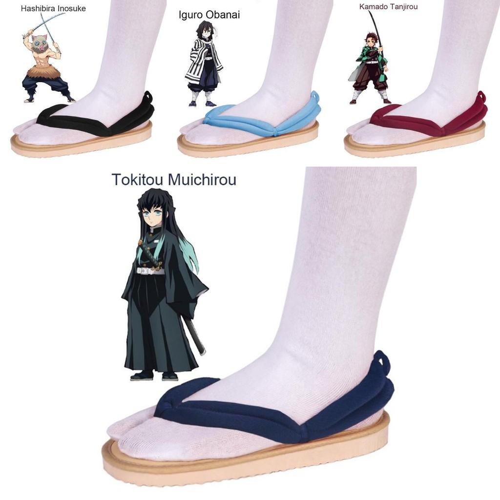 Infradito Kamado Tanjiron di Demon Slayer per Cosplay e Moda Stile Giapponese