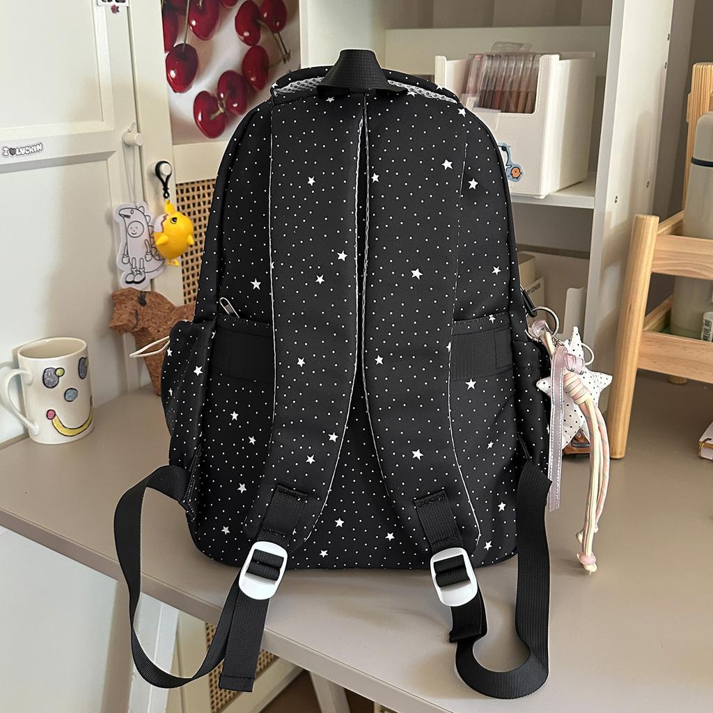 Schoolbag cloud lemon ice blue hollow lace girl heart backpack student party pure gentleness class travel small backpack