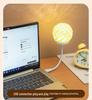 Remote Control Smart Voice-Activated Rattan Ball Night Light for Elderly, Children, Home, Dorms, and Students