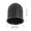 1Pc Black/Silver Trailer Ball Head Protective Cover Car Tow Bar Ball Cover Plastic Truck Hitch Trailer Protector Cap Car Parts