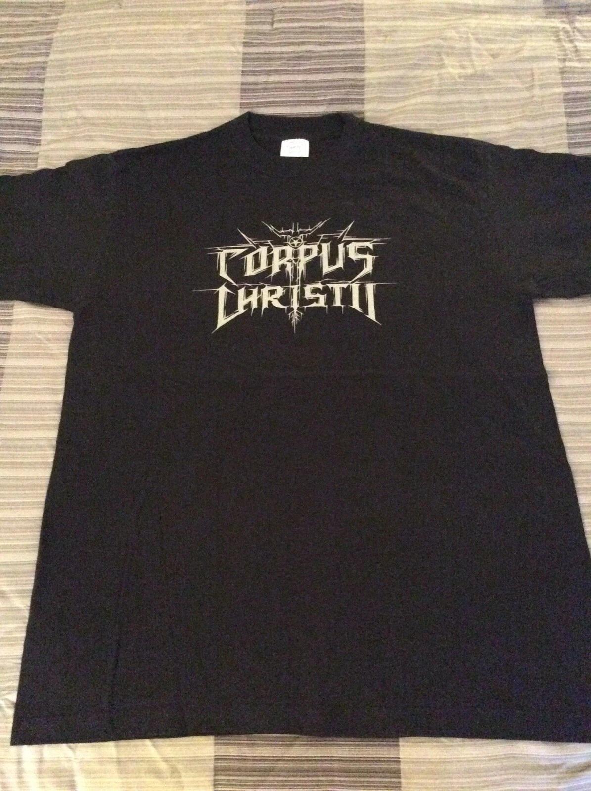Футболка с логотипом CORPUS CHRISTI XL, The Chasm, Inquisition, Urgehal, Urfaust, Empyrium XL