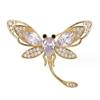 Vintage Strass Libelle Broches voor Vrouwen Unisex Insect Spelden Evenement Feest Nieuwe Cadeaus Rugzak Decoratie Kleding Accessoires