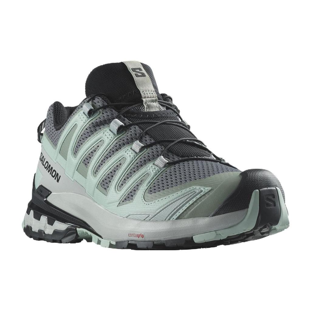 SALOMON XA Pro 3D V9 PU Comfortable Shock Absorbing Durable Low Top Outdoor Functional Shoes Unisex Shoes Green 472729