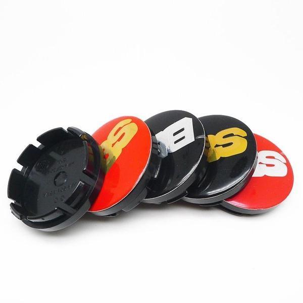4pcs 56mm For BBS Car Wheel Center Hub Cap Covers Emblem Badge Auto Styling Accessories
