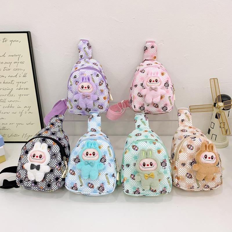 Roztomilá kreslená taštička na prsa pro malé holčičky, oblíbená Bubble Martte, dětské messenger tašky, unisex taška na drobné pro kluky a holky do školky, dětský překvapivý dárek k svátku