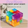 Puzzle Cube Magnétique en Matériau ABS pour le Développement Cérébral et le Plaisir de Bricolage