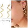 Schlangen-Hängeohrringe Edelstahl Hängende Ohrringe für Damen Mädchen Bohemian Schmuck