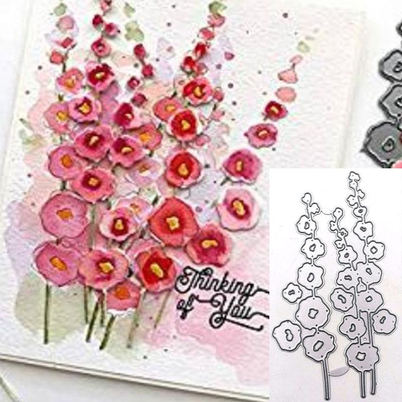 

Aidier букет цветов металлический трафарет для скрапбукинга тиснение альбом карты DIY