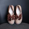 [2025] 2025 Bow Women's Flat-soled Single Shoes Wear Two Casual Soft-soled Shoes with One Pedal