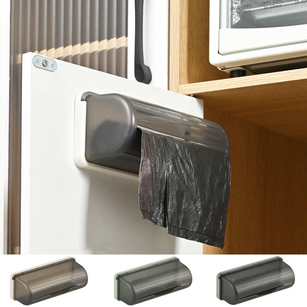 Extraction Garbage Bag Container Wall Mounted Grocery Bag Holder Trash Bags Storage Box  Bathroom