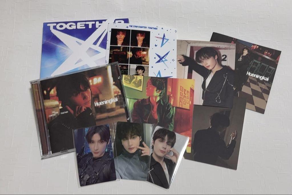 [USED] txt The Star Chapter Hueningkai trading card included