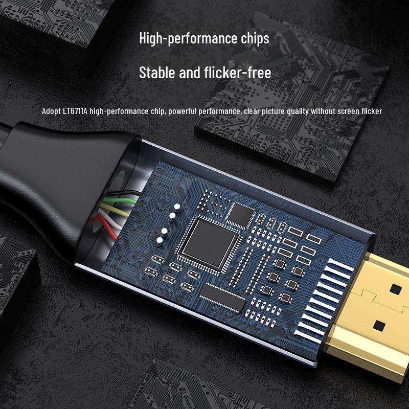 Biyaz 4K/60Hz HDMI To DisplayPort Adapter for Laptops and PS4 Monitors