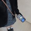 Adjustable Crossbody Women's Universal Phone Case with Keychain - Drop-Proof, Sturdy, and Durable Lanyard Style
