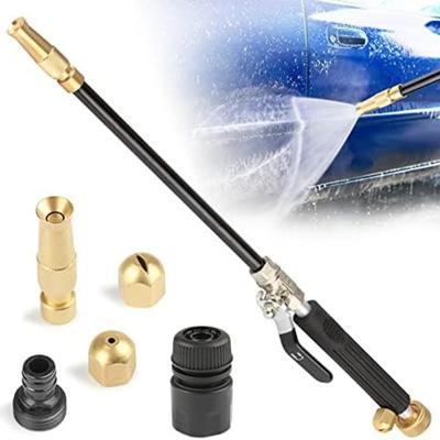Jet High Pressure High Pressure Cleaner, Portable Hydrojet High Pressure Cleaner Garden Hose End, Glass Window Cleaning Sprayer Home Garden Car Water