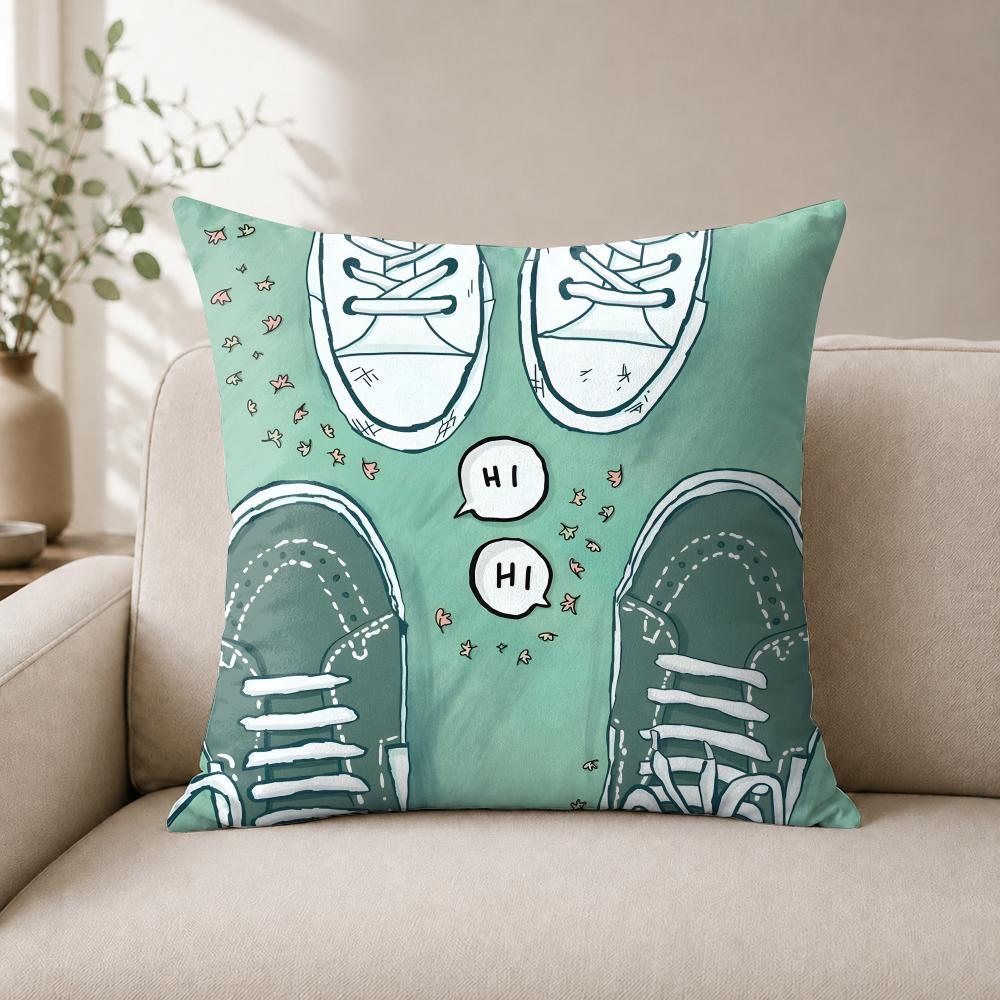 Tv Hot Hheartstopper Movie Cushion Cover Wrinkleresistant Short Plush Cushion Covers Breathable Machinewashable