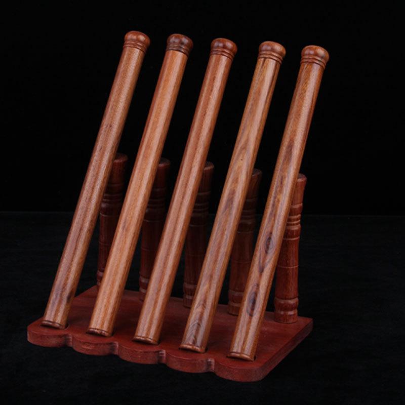African Rosewood Incense Stick Holder with Screw Cap – Solid Wood Agarwood Storage Tube Zhejiang