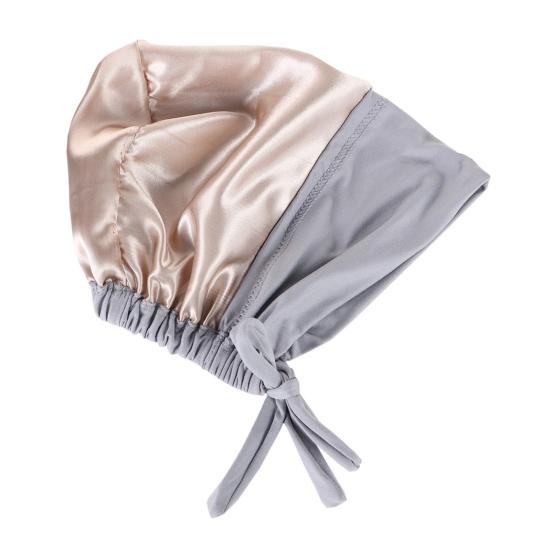 Women Turban Hat Pre Tied Drawstring Wrap Headscarf Sleep Hair Cover Skull Cap Chemo Cancer Headwear