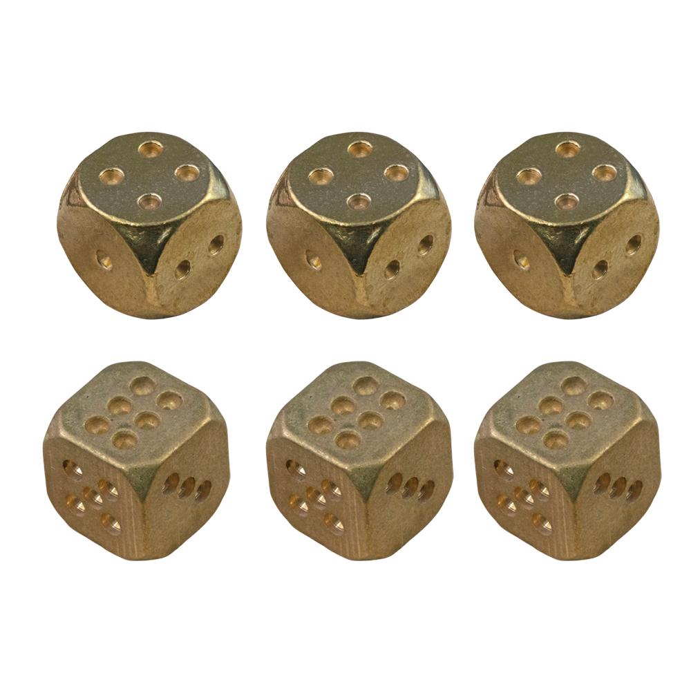 Dés polyédriques en métal D6, barre de club, outil de jeu de rôle