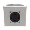 NEMA 14 30R 30A Power Outlet Receptacle, Electrical Socket for EVs, RVs, Dryers, and More, Surface Or Flush Mount