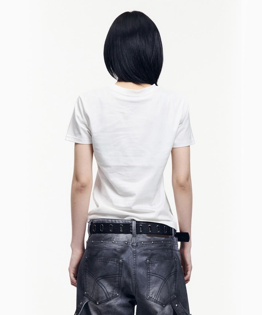AAKAM All Over Eyelet Belt (Black)