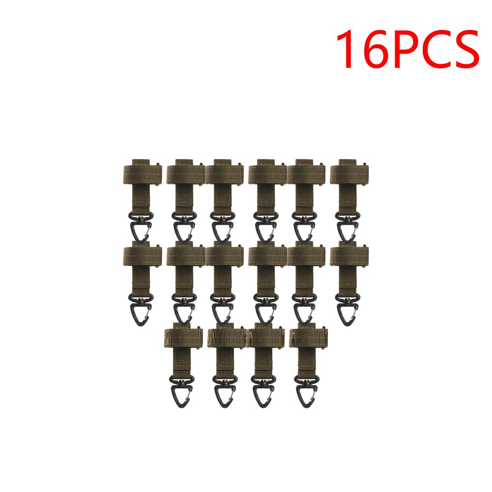 8-40PCS Gloves Hook Climbing Rope Storage Buckle Camping Mountaineering Hanging Buckles Outdoor Accessories