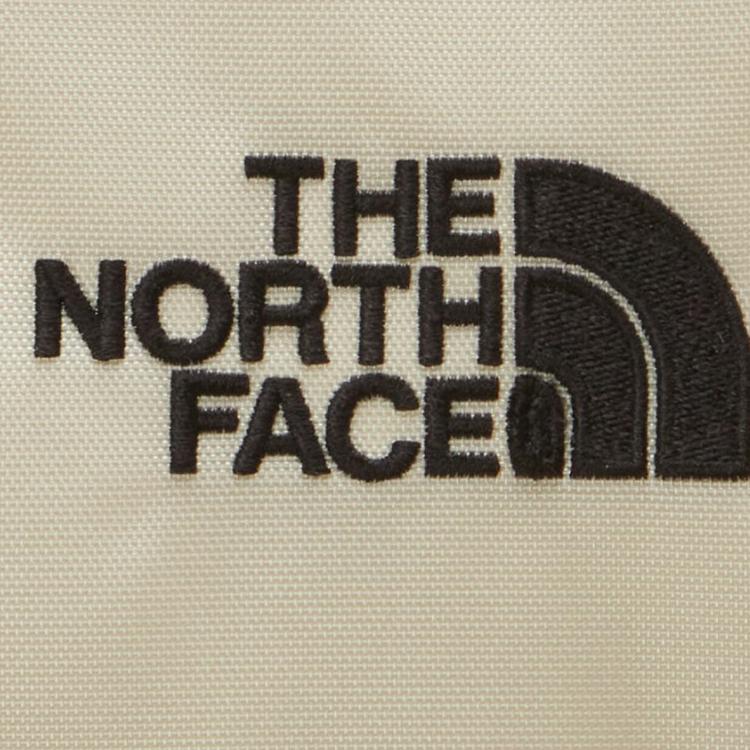The North Face Sport Freizeit Logo Reißverschluss Verstellbarer Schultergurt Nylon Rucksack Unisex Rucksack Beige NM2DP03K