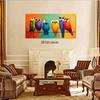 1pcs Modern Simple Cartoon Animal Canvas Painting Nordic Style Children's Room Decoration Painting Colorful Bird Frameless Hangi