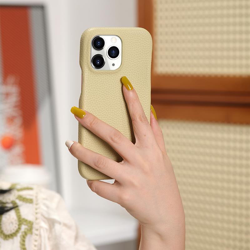 Litchi Pattern Leather Phone Case For iPhone 14 13 12 11 Pro Max 14 Plus Luxury Protection Back Cover