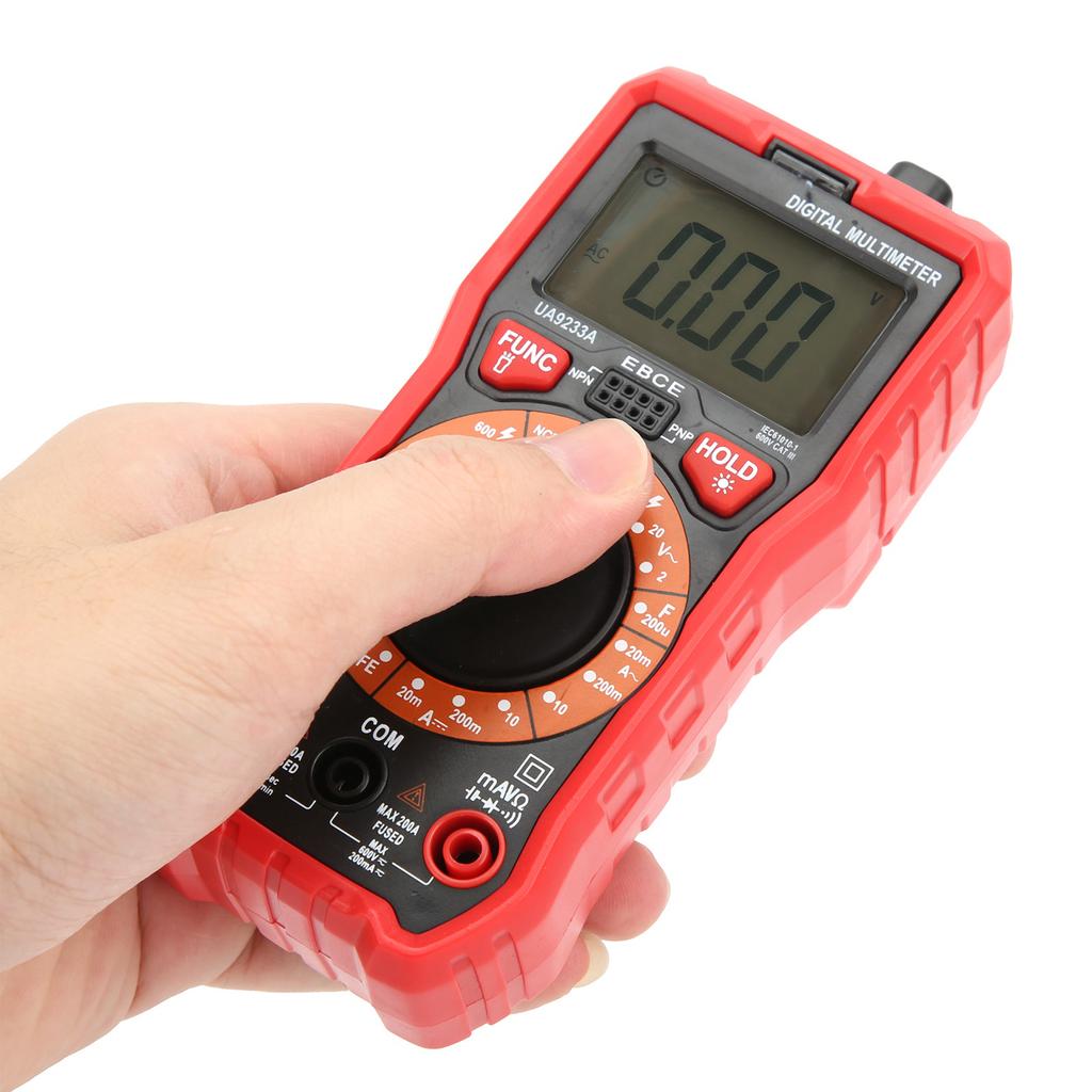 Digital Multimeter Portable UA9233A Current Voltage Capacitance Tester for Electrician