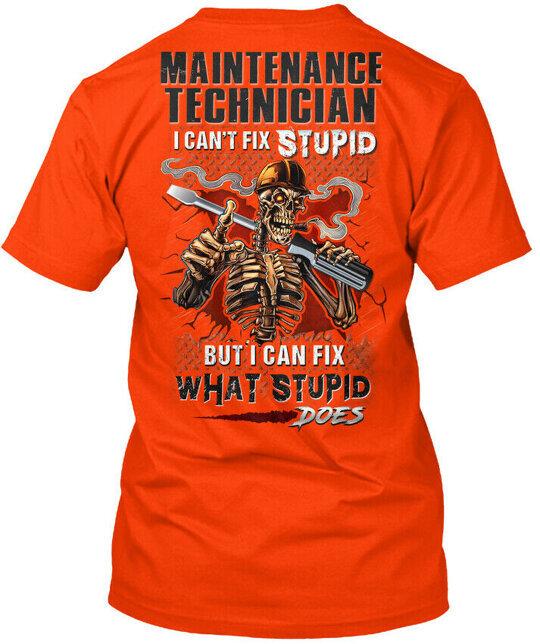 

Maintenance T-Shirt Made in the USA Size S to 5XL 4XL