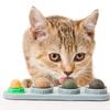Catnip Balls 4 in 1 Lickable Cat Snack Kitten Chewing Playing Toy Teeth Cleaning Digestion Promotion Pet Cat Accessories Toys
