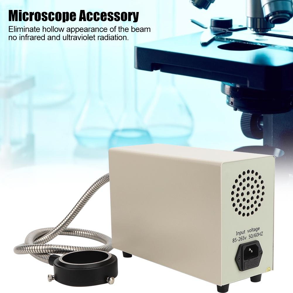 Mikroskop Einstellbares LED-Ringlicht Glasfaser-Kaltlichtquelle 5500K Innendurchmesser 60mm