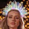 Light Up Sun Headband for Nightclub Party Festival Halloween Costume Cosplay