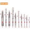 11 PCS Screw Extractor Tool Kit Set, Remove Broken Bolt Fastener,Use by Manually or with a Hammer or Electric Drill