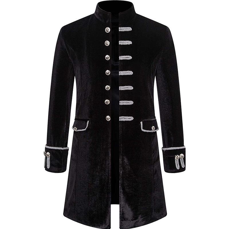 2025 European & American Medieval Vintage Men's Formal Coat