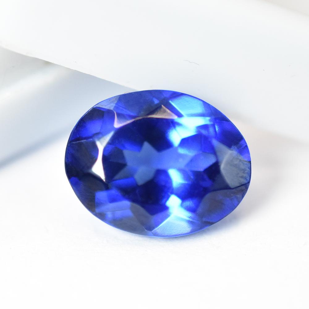 Natural Blue Sapphire Loose Gemstone 7.50 Ct Oval Shape September Birthstone for Gem Collections