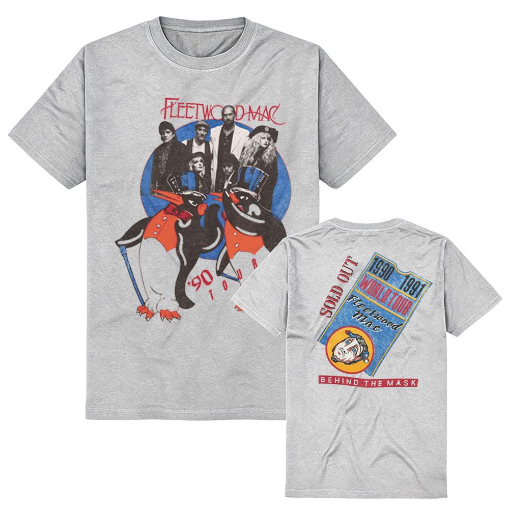 Fleetwood Mac T-Shirt 90s Vintage Rock Graphic Tee Pop Art Retro Streetwear Soft Pure Cotton Unisex Tee Top