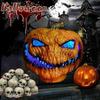 Halloween Led Pumpkin Light Up Outdoor Scary Plastic Pumpkin Lantern Halloween ornament
