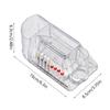 Nail Drill Bits Holder Display Clear Nail Display Box Transparent Makeup Storage Organizer Nail Manicure Tools