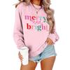 Women's Loose Comfortable Casual Fashionable Character Printing Round Neck Long Sleeved Sweatshirt