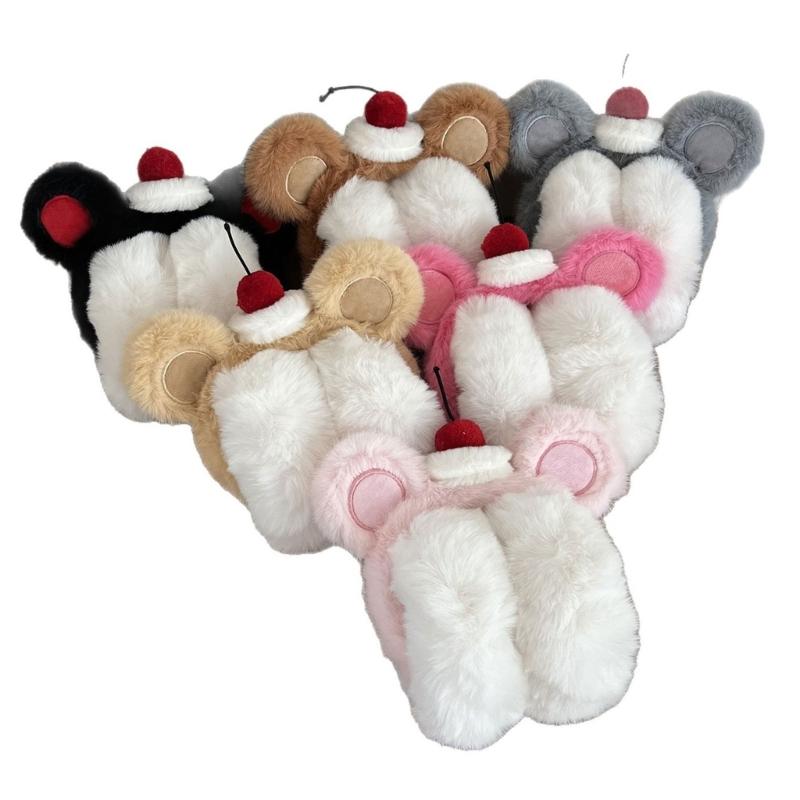 Furry and Warm Plush Ear Warmer for Winter Outdoor Activities Keep You Warm in Cold Weather for Skiing