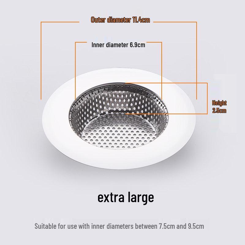 Stainless Steel Kitchen Sink Drain Filter and Floor Drain Cover