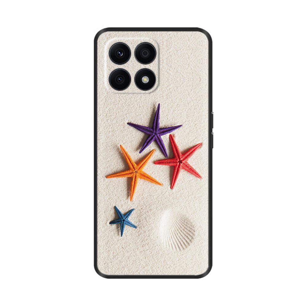 Für Huawei Honor X8A Hülle Mode Blume Weiches TPU Silikon Handyhülle Für Honor X8A HonorX8A Funda Stoßfeste Rückabdeckung Coque
